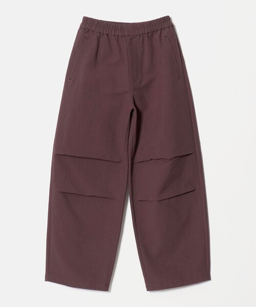 BEAUTY&YOUTH UNITED ARROWS(ビューティーアンドユースユナイテッドアローズ)の「コットン ダブルクロス ドローストリング パンツ(その他パンツ・レディース・ネイビー/ワイン・M/S)」の2枚目の写真