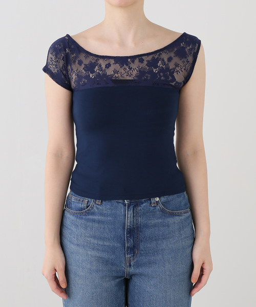 OMO(オモ)の「OMO/オモ Zia Top(Tシャツ/カットソー・レディース・ネイビー・MEDIUM/SMALL)」の10枚目の写真