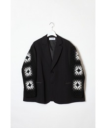 DISCOVERED（ディスカバード）の「CROCHET SLEEVE JACKET（テーラードジャケット）」