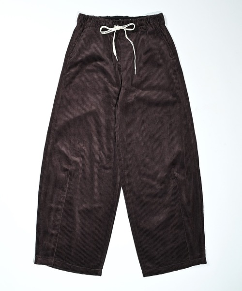 UNIVERSAL OVERALL(ユニバーサルオーバーオール)の「CHILLWIDE BALLON(その他パンツ・レディース・ブラウン/オフホワイト・F)」の1枚目の写真