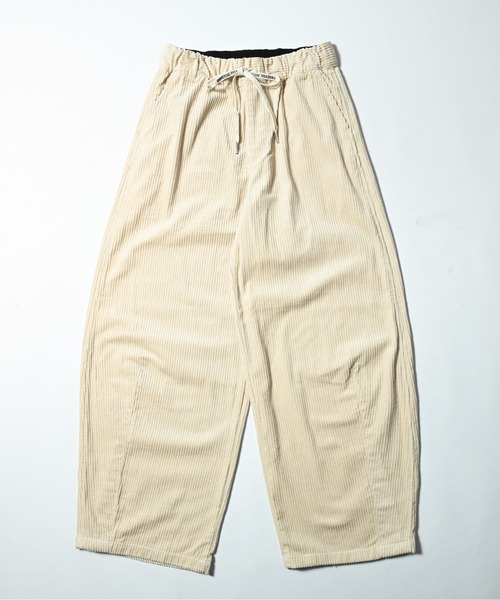 UNIVERSAL OVERALL(ユニバーサルオーバーオール)の「CHILLWIDE BALLON(その他パンツ・レディース・ブラウン/オフホワイト・F)」の2枚目の写真