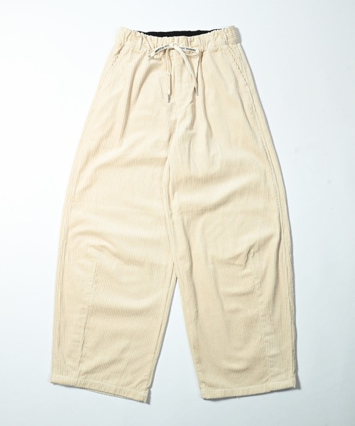 UNIVERSAL OVERALL(ユニバーサルオーバーオール)の「CHILLWIDE BALLON(その他パンツ・レディース・ブラウン/オフホワイト・F)」の6枚目の写真