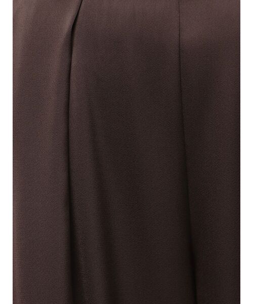 ELENDEEK(エレンディーク)の「シャイニーセミワイドパンツ(その他パンツ・レディース・ブラウン/オフホワイト・2/1)」の9枚目の写真