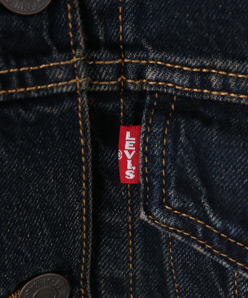 Levi's（リーバイス）の「【LEVI'S/リーバイス】 LOOSE CROP TRUCKER（デニムジャケット・レディース・ブルー・SMALL）」の6枚目の写真