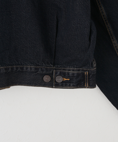 Levi's（リーバイス）の「【LEVI'S/リーバイス】 LOOSE CROP TRUCKER（デニムジャケット・レディース・ブルー・SMALL）」の8枚目の写真
