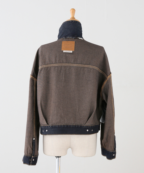 Levi's（リーバイス）の「【LEVI'S/リーバイス】 LOOSE CROP TRUCKER（デニムジャケット・レディース・ブルー・SMALL）」の10枚目の写真