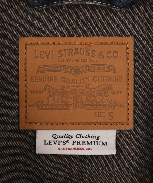 Levi's（リーバイス）の「【LEVI'S/リーバイス】 LOOSE CROP TRUCKER（デニムジャケット・レディース・ブルー・SMALL）」の11枚目の写真
