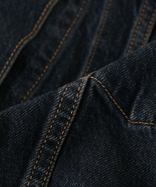 Levi's（リーバイス）の「【LEVI'S/リーバイス】 LOOSE CROP TRUCKER（デニムジャケット・レディース・ブルー・SMALL）」の13枚目の写真