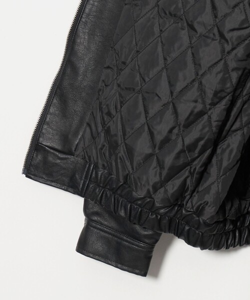 A DAY IN THE LIFE UNITED ARROWS(アデイインザライフユナイテッドアローズ)の「レザーライク ファーカラーブルゾン <A DAY IN THE LIFE>(ブルゾン・レディース・ダークグレー/ダークブラウン/ブラック・FREE)」の13枚目の写真