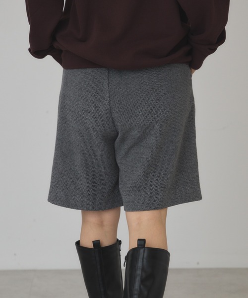 AMERICAN HOLIC（アメリカンホリック）の「ツィードハーフパンツ＜セットアップ対応＞（その他パンツ・レディース・キャメル/チャコールグレー・M/L）」の6枚目の写真