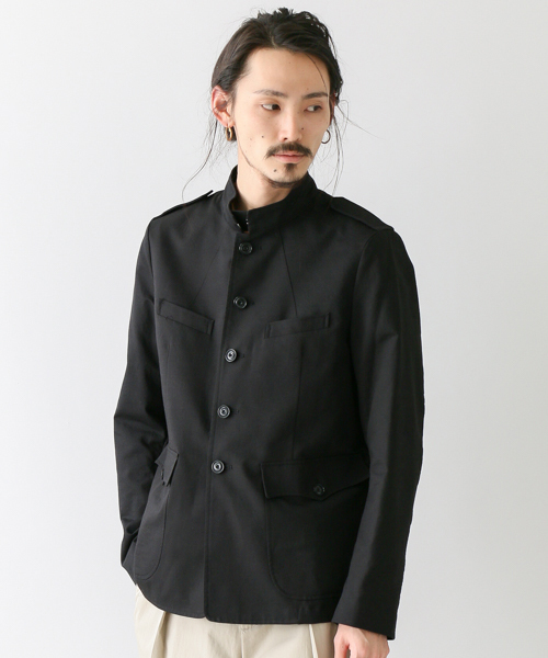 URBAN RESEARCH（アーバンリサーチ）の「COSEI　1910S MILITARY JACKET（ブルゾン・メンズ・ブラック/ベージュ・2/1/3）」の2枚目の写真