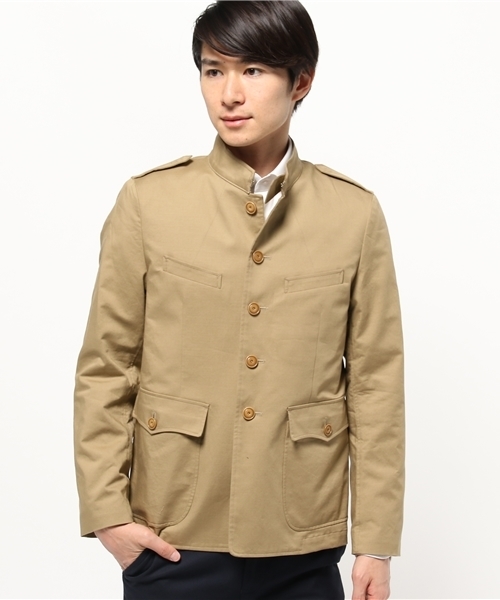 URBAN RESEARCH（アーバンリサーチ）の「COSEI　1910S MILITARY JACKET（ブルゾン・メンズ・ブラック/ベージュ・2/1/3）」の4枚目の写真