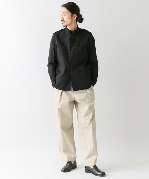 URBAN RESEARCH（アーバンリサーチ）の「COSEI　1910S MILITARY JACKET（ブルゾン・メンズ・ブラック/ベージュ・2/1/3）」の5枚目の写真