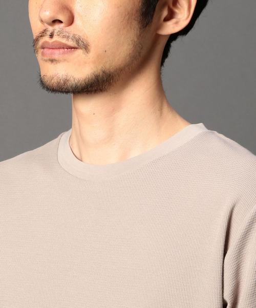 MONKEY TIME（モンキータイム）の「＜monkey time＞ 40サーマル ロング ショートスリーブ Tシャツ ◆（Tシャツ/カットソー・メンズ・ホワイト/グレー/ベージュ/ブラック・LARGE/MEDIUM/SMALL）」の10枚目の写真