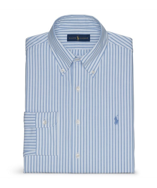 POLO RALPH LAUREN（ポロ ラルフ ローレン）の「スリムフィット ストレッチ オックスフォード シャツ（シャツ/ブラウス・メンズ・ピンク/ホワイト系その他/ブルー系9/ピンク系2・17H45/14H23/16/45/16.5/15H23/16/23/16H23/17/45/17/23/15/45）」の2枚目の写真