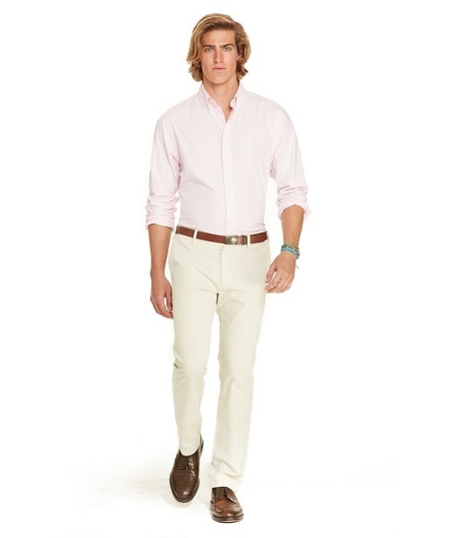 POLO RALPH LAUREN（ポロ ラルフ ローレン）の「スリムフィット ストレッチ オックスフォード シャツ（シャツ/ブラウス・メンズ・ピンク/ホワイト系その他/ブルー系9/ピンク系2・17H45/14H23/16/45/16.5/15H23/16/23/16H23/17/45/17/23/15/45）」の9枚目の写真