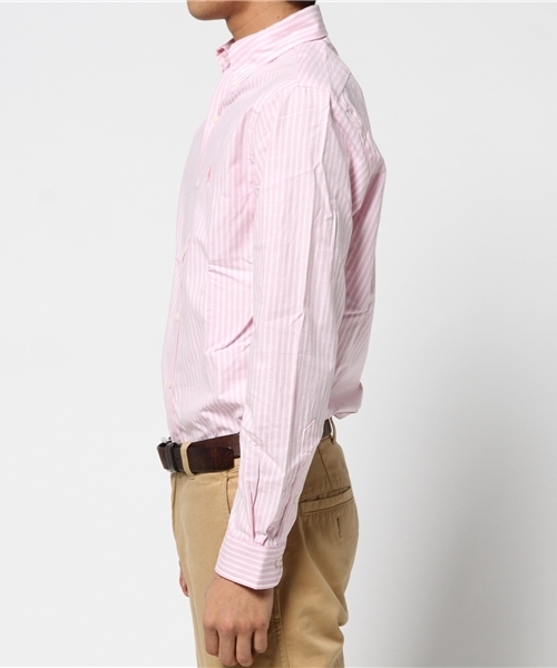 POLO RALPH LAUREN（ポロ ラルフ ローレン）の「スリムフィット ストレッチ オックスフォード シャツ（シャツ/ブラウス・メンズ・ピンク/ホワイト系その他/ブルー系9/ピンク系2・17H45/14H23/16/45/16.5/15H23/16/23/16H23/17/45/17/23/15/45）」の10枚目の写真