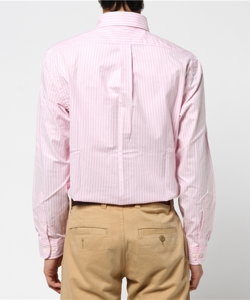 POLO RALPH LAUREN（ポロ ラルフ ローレン）の「スリムフィット ストレッチ オックスフォード シャツ（シャツ/ブラウス・メンズ・ピンク/ホワイト系その他/ブルー系9/ピンク系2・17H45/14H23/16/45/16.5/15H23/16/23/16H23/17/45/17/23/15/45）」の11枚目の写真