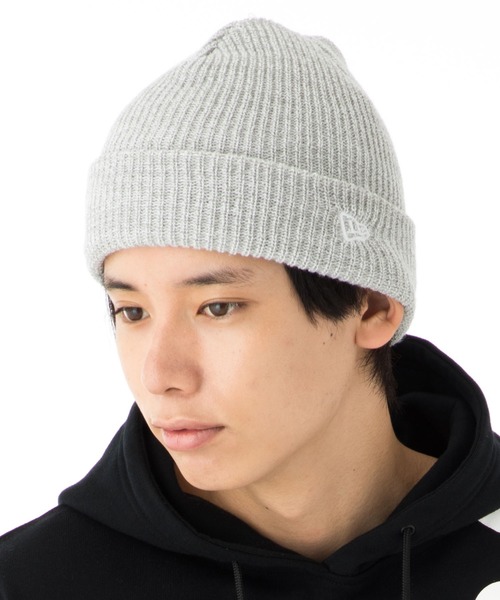 NEW ERA（ニューエラ）の「NEWERA KNIT CAP SOFT CUFF（ニットキャップ/ビーニー・メンズ・ブラック/アイボリー/ネイビー/ベージュ/ホワイト/ライトグレー/ブラック系その他/アーミー/バーガンディー/ブルー系その他/ブルー/レッド/グリーン/ベージュ系その他/オレンジ/ゴールド/ライトブルー/オリーブ/オフホワイト/ネイビー系/レッド系その他2・FREE）」の6枚目の写真