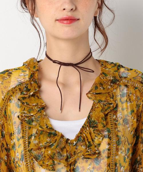 Another Edition（アナザーエディション）の「シフォンフラワーワンピース/AEBFC ｼﾌｫﾝFLW OP◆（ワンピース・レディース・ブラック/イエロー・FREE）」の9枚目の写真