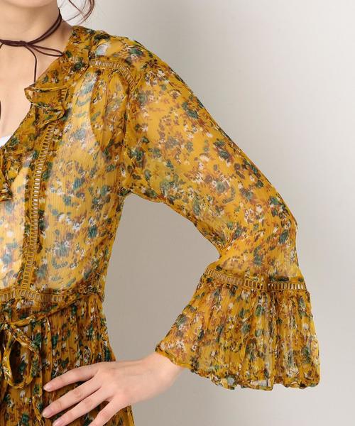 Another Edition（アナザーエディション）の「シフォンフラワーワンピース/AEBFC ｼﾌｫﾝFLW OP◆（ワンピース・レディース・ブラック/イエロー・FREE）」の10枚目の写真