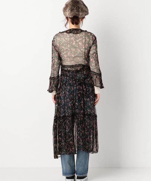 Another Edition（アナザーエディション）の「シフォンフラワーワンピース/AEBFC ｼﾌｫﾝFLW OP◆（ワンピース・レディース・ブラック/イエロー・FREE）」の14枚目の写真