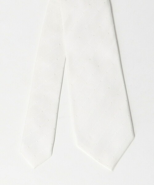 シルク 8.0cm フォーマル ドット ネクタイ（ネクタイ）｜green label relaxing（グリーンレーベルリラクシング）