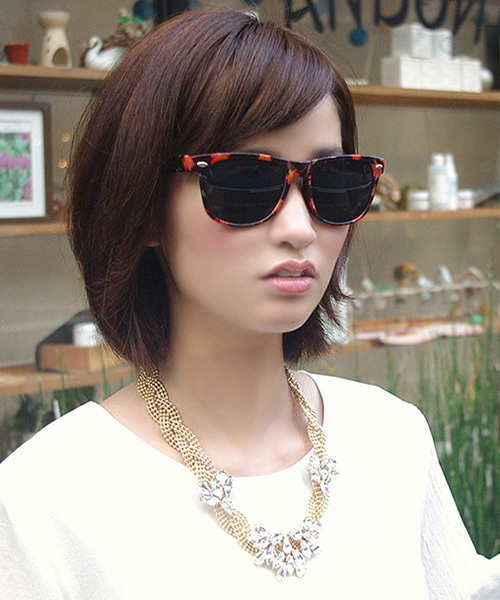 Mode Robe モードローブ の フラワー ウェリントンビッグフレームサングラス Uvカット 紫外線対策 メガネ Wear