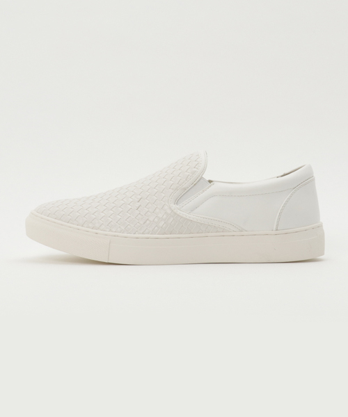 Dedes（デデス）の「Dedes / イントレチャートスリッポンスニーカー（5202)（スリッポン・メンズ・ブラック/ホワイト・42/44/43/41/40）」の3枚目の写真