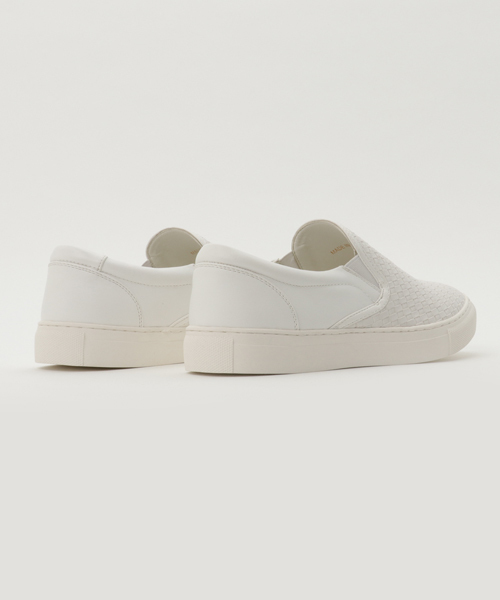 Dedes（デデス）の「Dedes / イントレチャートスリッポンスニーカー（5202)（スリッポン・メンズ・ブラック/ホワイト・42/44/43/41/40）」の5枚目の写真