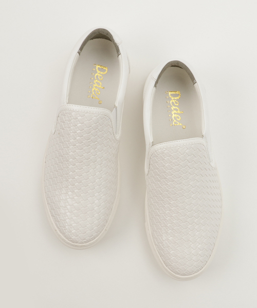 Dedes（デデス）の「Dedes / イントレチャートスリッポンスニーカー（5202)（スリッポン・メンズ・ブラック/ホワイト・42/44/43/41/40）」の6枚目の写真