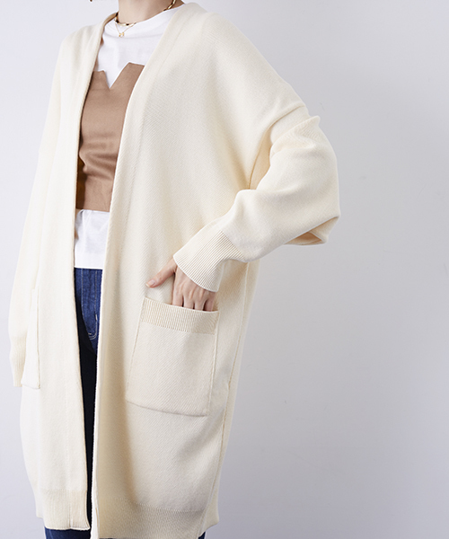 STUDIOUS(ステュディオス)の「コットンドルマンカーディガン(カーディガン/ボレロ・レディース・ブラウン/ピンク/ベージュ/アイボリー/ブラック・FREE)」の17枚目の写真