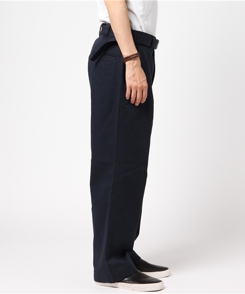 COLONY 2139（コロニートゥーワンスリーナイン）の「ベルト付ワイドパンツ（その他パンツ・メンズ・ベージュ/ネイビー・MEDIUM/SMALL/LARGE）」の3枚目の写真