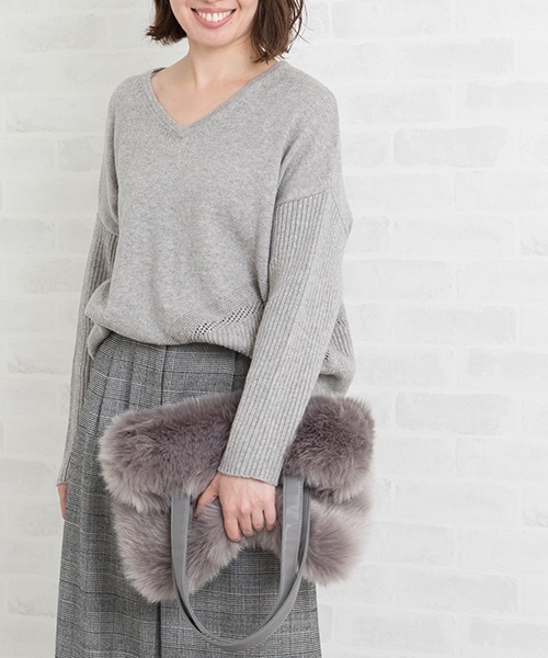 Natural Beauty Basic ナチュラルビューティーベーシック の エコファーシンプルトートバッグ トートバッグ Wear