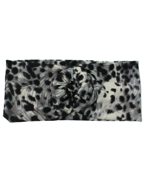 Jewel Changes（ジュエルチェンジズ）の「Susan Daniels ストレッチ ターバン / スーザンダニエル（ヘアバンド・レディース・ブラック/ダークグレー/ブラウン・フリー）」の4枚目の写真