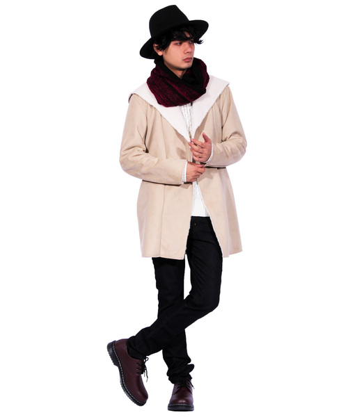 ８(eight)（エイト）の「スヌード ネックウォーマー（ネックウォーマー/スヌード・メンズ・ブラック/ネイビー/レッド・FREE）」の6枚目の写真