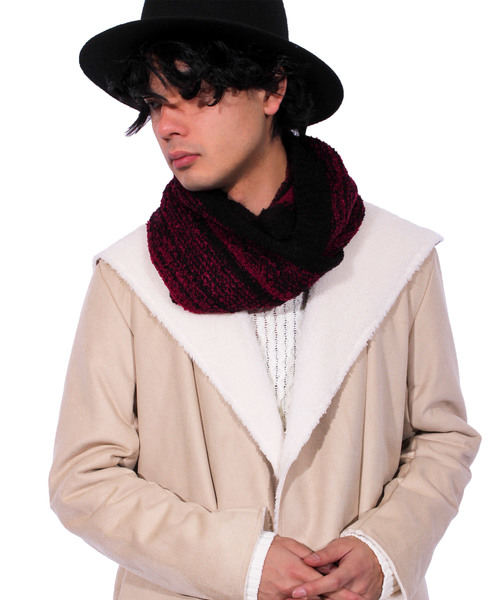 ８(eight)（エイト）の「スヌード ネックウォーマー（ネックウォーマー/スヌード・メンズ・ブラック/ネイビー/レッド・FREE）」の10枚目の写真