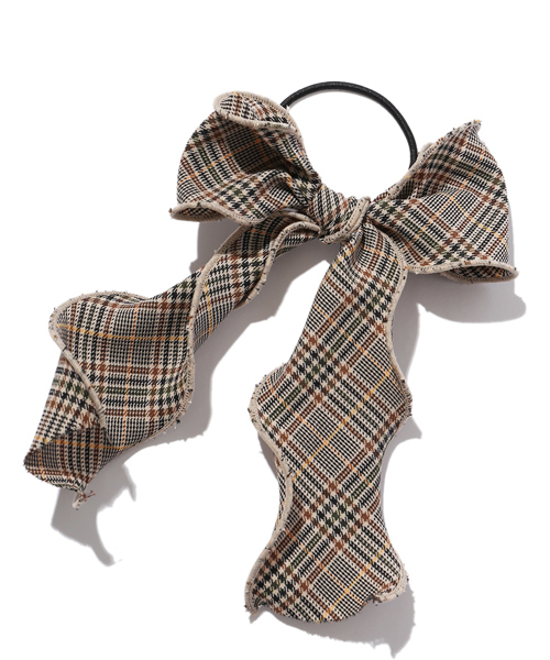 Spinns スピンズ の チェックリボンヘアゴム ヘアゴム Wear