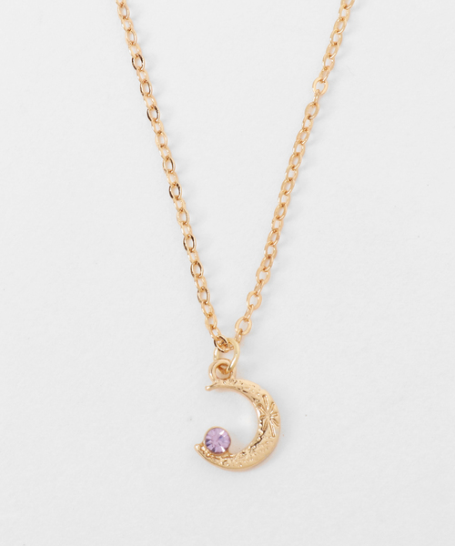 チャイハネ（チャイハネ）の「【チャイハネ】バースデーカラー★クレセントムーンネックレス（ネックレス・レディース・その他1/その他2/その他3/その他4/その他5/その他6/その他7/その他8/その他9/その他10/その他11/その他12・FREE）」の3枚目の写真