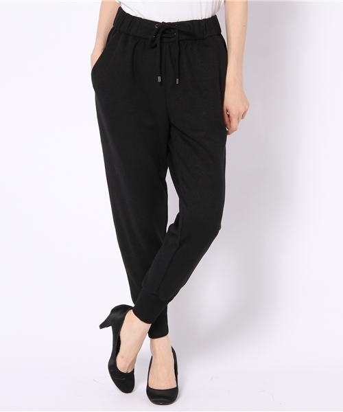 CROON A SONG（クルーンアソング）の「Wフェイスカットソーサルエルパンツ（その他パンツ・レディース・ブラック/ネイビー・38）」の2枚目の写真