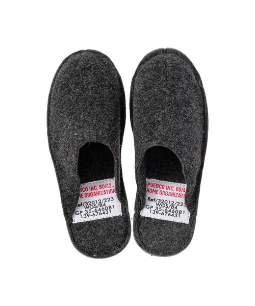 PUEBCO（プエブコ）の「SLIPPER（ルームシューズ/スリッパ・メンズ・ライトグレー/ダークグレー・SMALL/LARGE）」の4枚目の写真