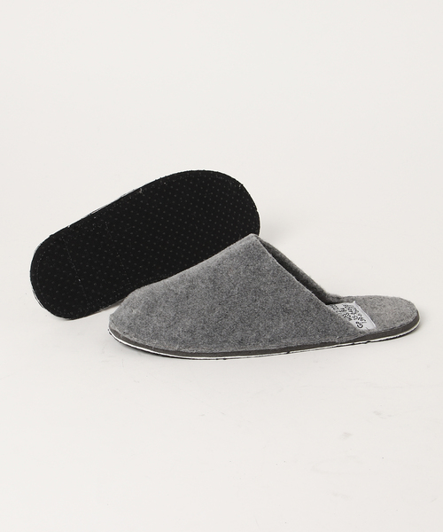 PUEBCO（プエブコ）の「SLIPPER（ルームシューズ/スリッパ・メンズ・ライトグレー/ダークグレー・SMALL/LARGE）」の9枚目の写真