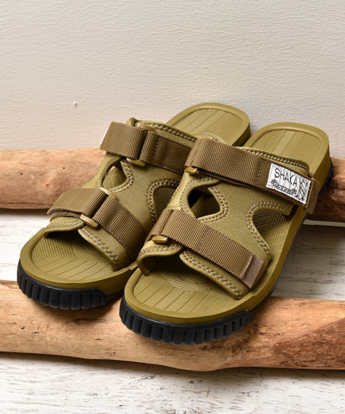 SHAKA（シャカ）の「別注カラー有【SHAKA / シャカ】CHILL OUT（サンダル・レディース・パープル/ネイビー/ブラック/グレー/オリーブ/ピンク/ブラック×グリーン/グリーン系その他/ブラック系その他/ロイヤルブルー/パープル系その他/マスタード/グリーン系その他2/オレンジ/ブラック×ホワイト・9/7/8/27cm/10/23cm/25cm/24cm/5/6/26cm/28cm）」の8枚目の写真