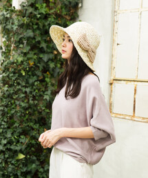 QUEENHEAD（クイーンヘッド）の「ニットりぼん ペーパーハット（ハット）」