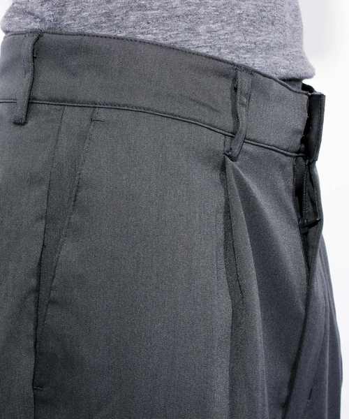 ８(eight)（エイト）の「ワイドパンツ スラックス（スラックス・メンズ・ブラック/ネイビー/グレー・MEDIUM/LARGE/X-LARGE）」の13枚目の写真