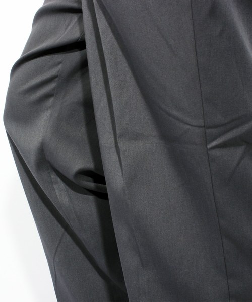 ８(eight)（エイト）の「ワイドパンツ スラックス（スラックス・メンズ・ブラック/ネイビー/グレー・MEDIUM/LARGE/X-LARGE）」の14枚目の写真