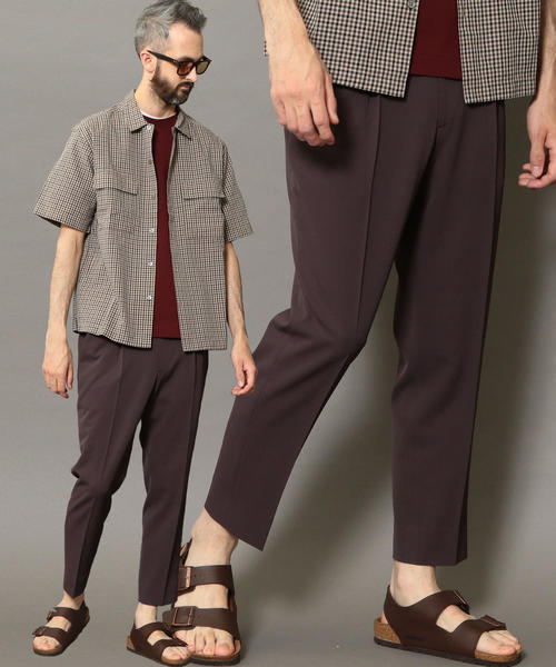 BEAUTY&YOUTH UNITED ARROWS（ビューティーアンドユースユナイテッドアローズ）の「BY ハイツイスト 1P テーパード パンツ ◆（その他パンツ・メンズ・ブラック/ダークブラウン/ネイビー・SMALL/MEDIUM/LARGE/X-LARGE）」の3枚目の写真