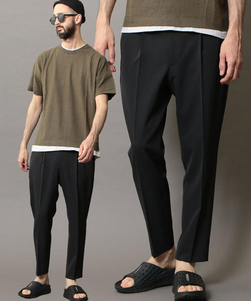 BEAUTY&YOUTH UNITED ARROWS（ビューティーアンドユースユナイテッドアローズ）の「BY ハイツイスト 1P テーパード パンツ ◆（その他パンツ・メンズ・ブラック/ダークブラウン/ネイビー・SMALL/MEDIUM/LARGE/X-LARGE）」の2枚目の写真