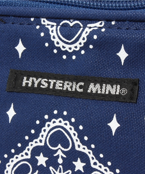 HYSTERIC MINI(ヒステリックミニ)の「mini on skull bandanna ウエストBAG(ボディバッグ/ウエストポーチ・キッズ・ネイビー/レッド/ブラック・FREE)」の8枚目の写真