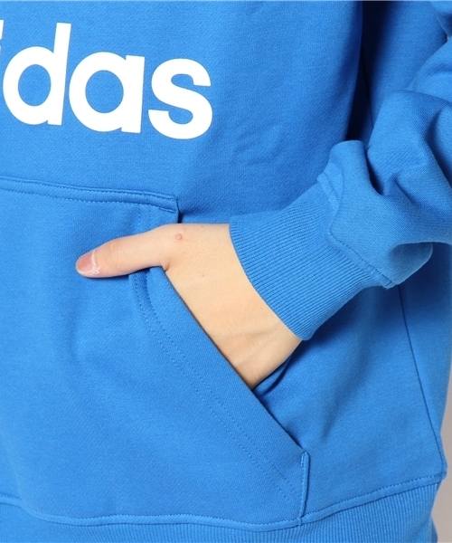 adidas Originals(アディダスオリジナルス)の「アディダス トレフォイル フーディ ロゴパーカー adidas ADI TREFOIL HOODY(パーカー・メンズ・ブルー・SMALL/MEDIUM/LARGE/X-LARGE)」の3枚目の写真